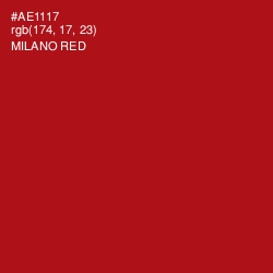 #AE1117 - Milano Red Color Image